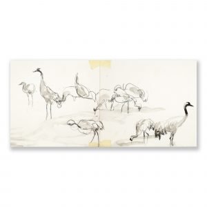 Crane flock